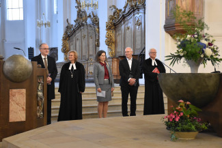 Begrüßung der Festgemeinde